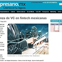 Crece confianza de VC en fintech mexicanas